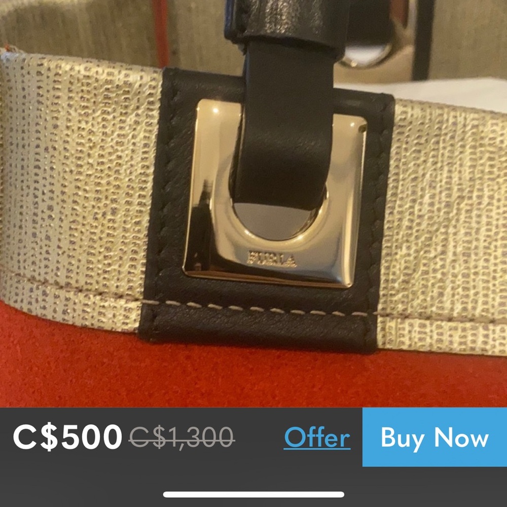 Furla - Large Leather Tote Bag Reversible